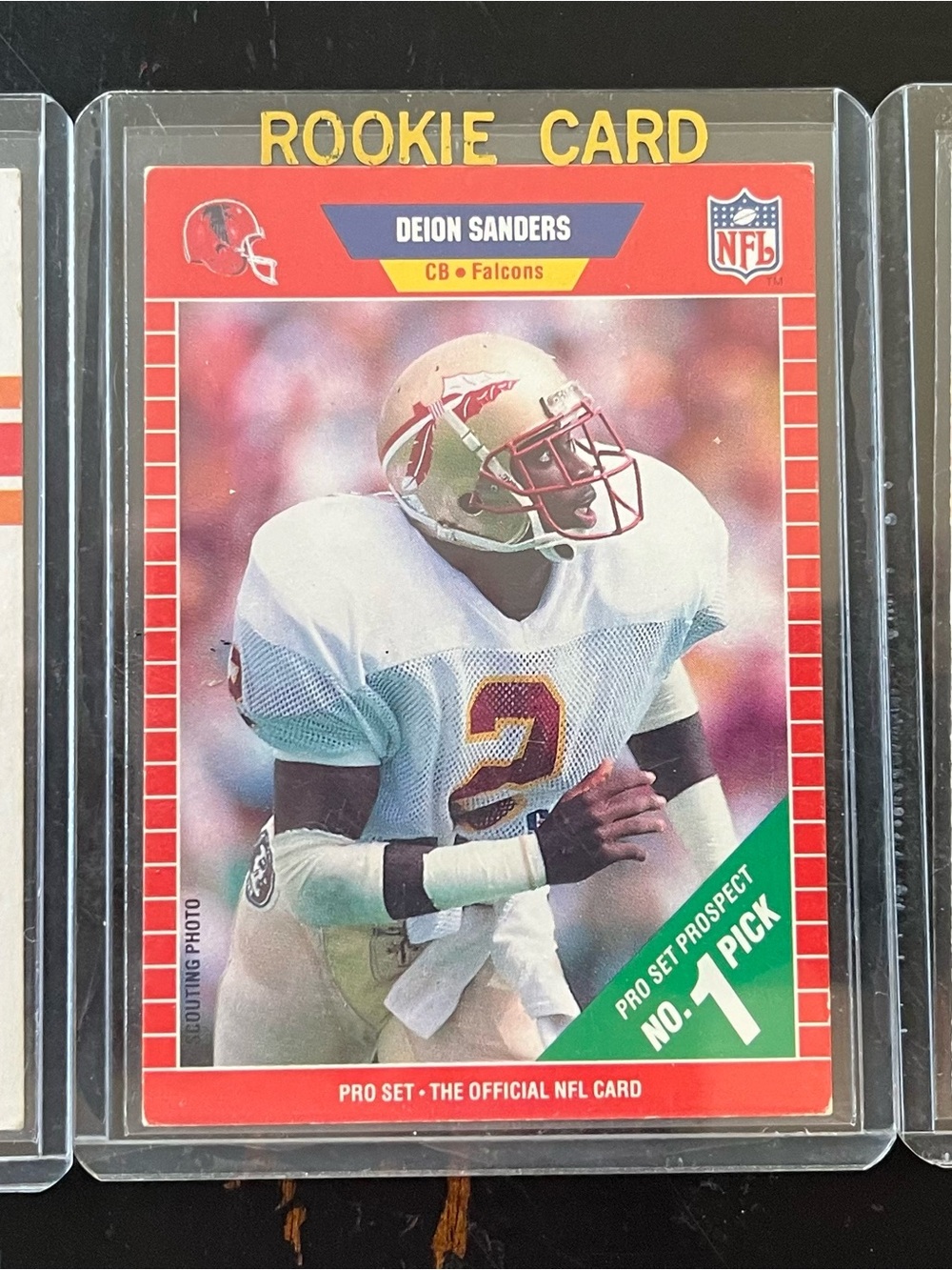 Deion Sanders Rookie Football Card